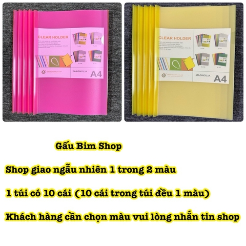 10 chiếc Kẹp tài liệu A4 Dày, File rút gáy Q311