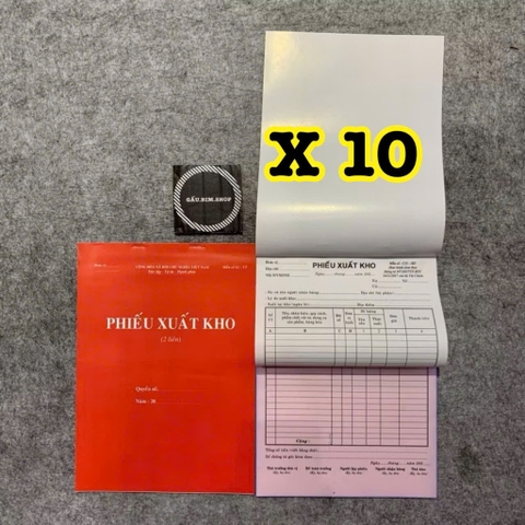 Khổ A4 - Hoá đơn bán lẻ, phiếu nhập kho, phiếu xuất kho(1,2,3 liên)