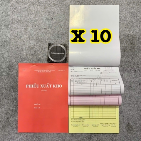 Khổ A4 - Hoá đơn bán lẻ, phiếu nhập kho, phiếu xuất kho(1,2,3 liên)