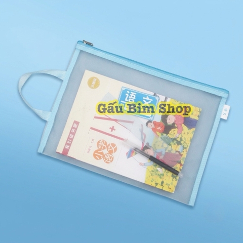Ví lưới A4 - Ví học thêm đựng tài liệu - kích thước: 25 x 33.5 cm