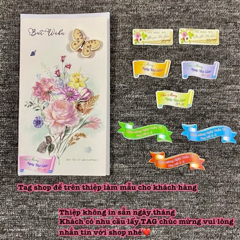 Thiệp chúc mừng 3D nổi kim tuyến kích thước: 21,5 x 12 cm (Mẫu mã thay đổi liên tục)