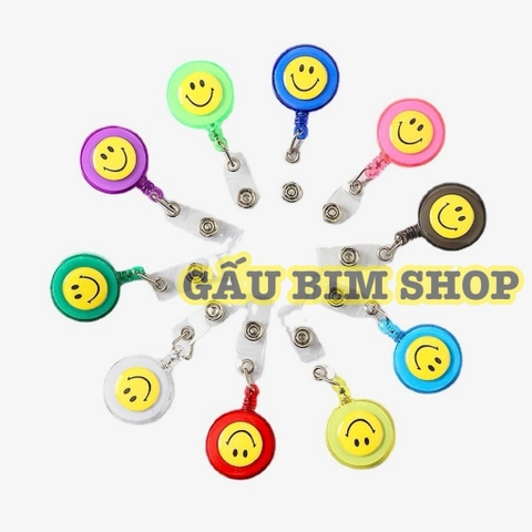 Kẹp bảng tên Mặt Cười (Củ rút mặt cười dùng để kẹp bảng tên, bảng phù hiệu)