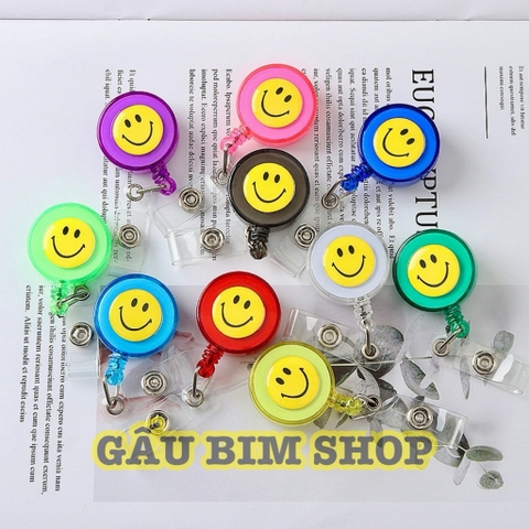Kẹp bảng tên Mặt Cười (Củ rút mặt cười dùng để kẹp bảng tên, bảng phù hiệu)