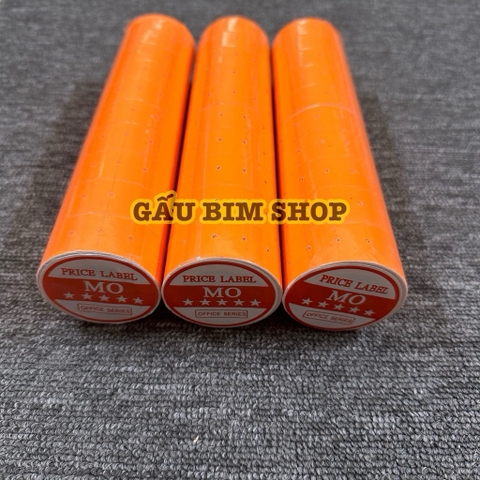 Giấy dán giá loại dày - Hãng MO - Dùng cho máy bắn giá (1 cây = 10 cuộn)