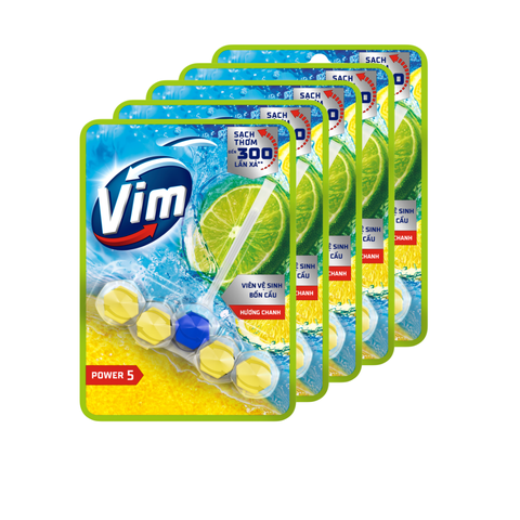 Viên Vệ Sinh Bồn Cầu Vim Hương Chanh 50g