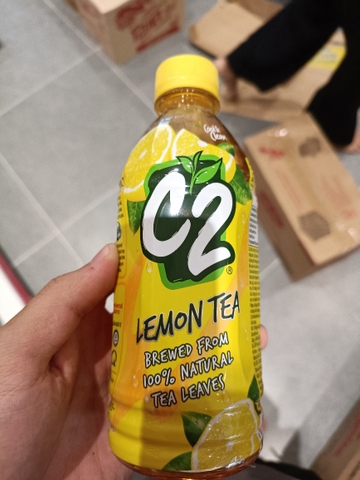 Trà xanh C2 hương chanh chai 500ml
