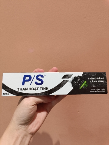 Kem đánh răng P/S bảo vệ 123 than hoạt tính hộp 230g