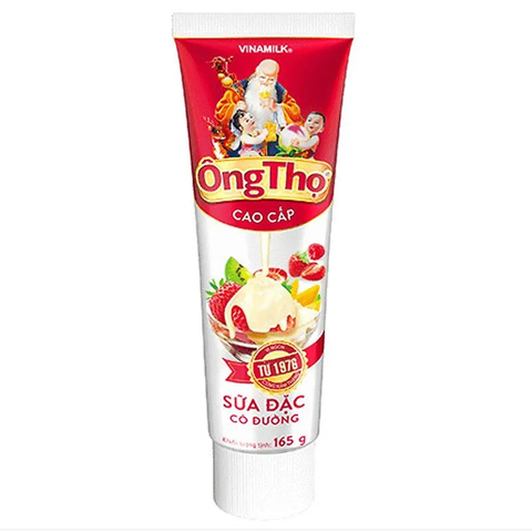 Sữa Đặc Có Đường Ông Thọ Đỏ Tuýp 165g