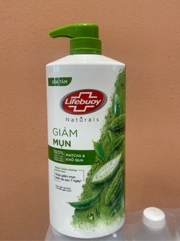 Sữa tắm Lifebuoy detox matcha & khổ qua chai 800g