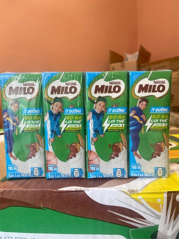 Sữa milo to ít đường