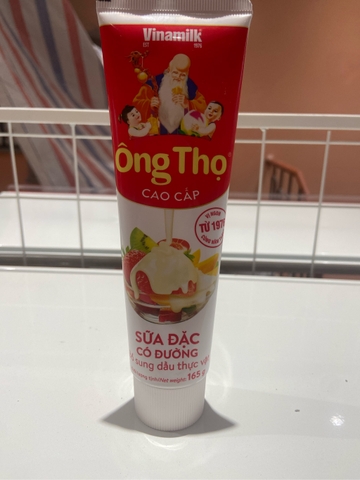Sữa Đặc Có Đường Ông Thọ Đỏ Tuýp 165g
