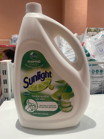 Nước rửa bát Sunlight thiên nhiên lô hội 3.6kg