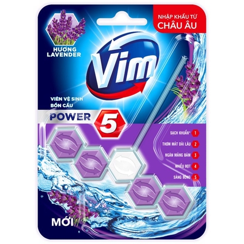 Viên Treo Bồn Cầu Vim Hương Lavender 50g