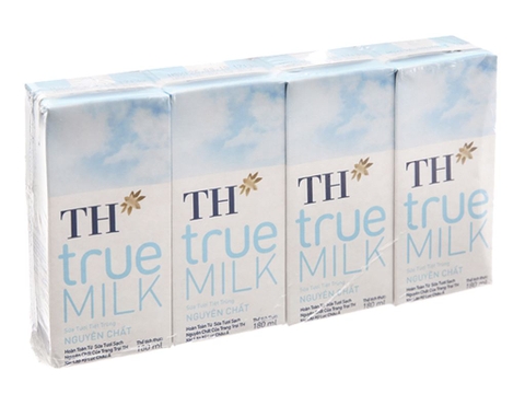 Sữa TH true milk không đường 180ml