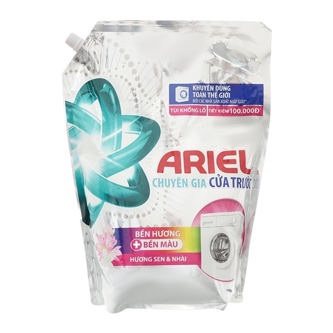 Nước Giặt Ariel Matic Cửa Trước Hương Sen Nhài Bền Hương Bền Màu 3.05kg