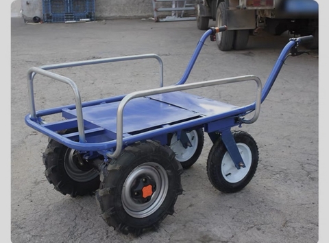 Xe Điên 4 Bánh Trở Vật Liệu Xây Dựng, Nông Sản, Thóc Gạo Trọng Tải 1000kg