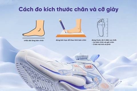 Hướng dẫn lựa chọn đúng size giày khi mua online