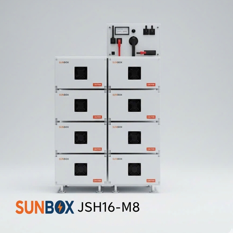 Pin lưu trữ áp cao SUNBOX M8 128 kWh – Chính hãng