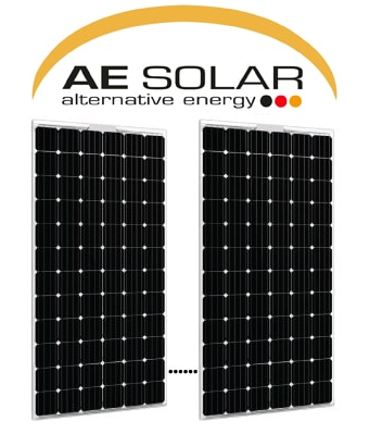 Tấm pin năng lượng mặt trời AE Solar 580Wp - 2 mặt kính