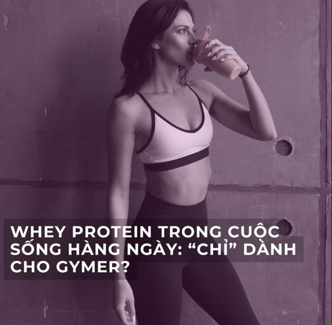 Whey Protein Trong Cuộc Sống Hằng Ngày: Không Chỉ Dành Cho Gymer