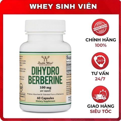 Double Wood Dihydro Berberine (100mg) - 60 viên