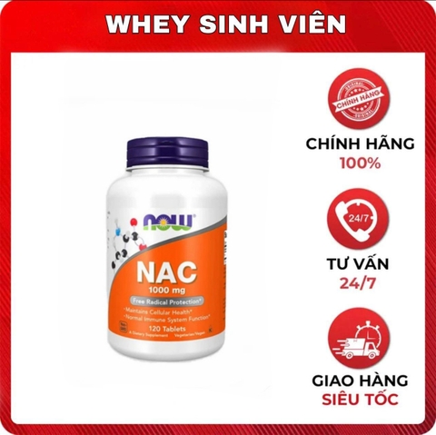 NAC Now (120 viên) - 1000mg