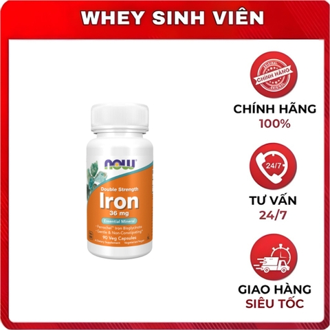 Now Double Strength Iron 36mg - 90 viên