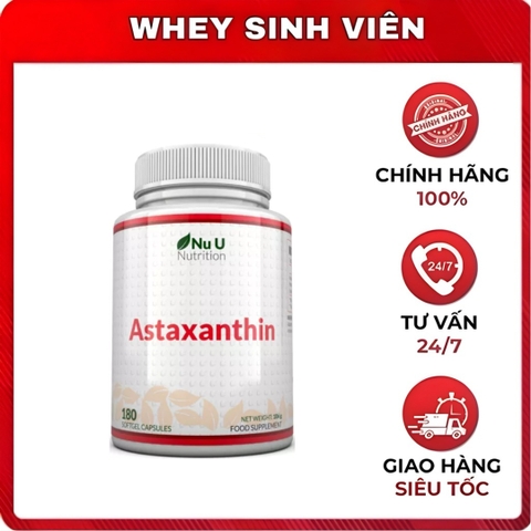 Astaxanthin 12mg 180 Viên Nuu Nutrition