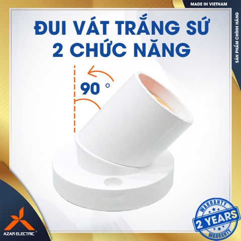 ĐUI VÁT TRẮNG SỨ - 2 CHỨC NĂNG