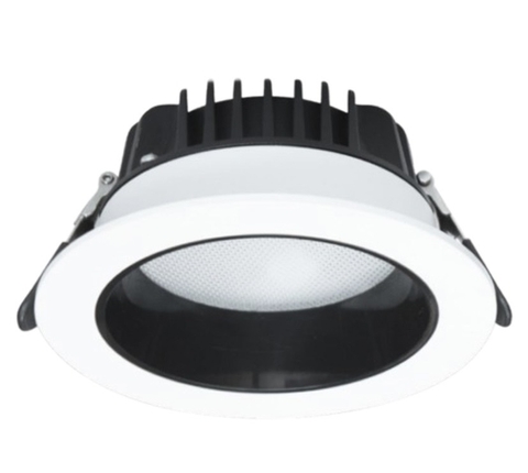 Downlight Luxury 12W - Viền đen - AS Trung tính - BH 2 Năm