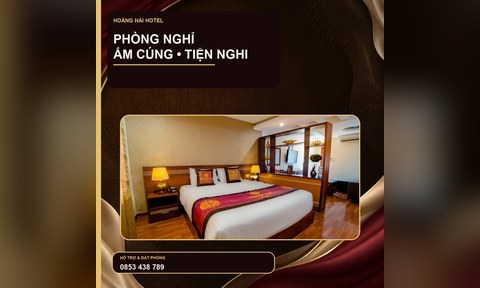Không gian phòng nghỉ ấm cúng và tiện nghi