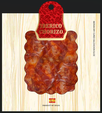 Chorizo ham silced- Xúc xích cay Iberico Cebo cắt lát VN (gói vừa, dùng ăn ngay)