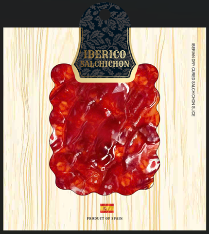 Salchichon ham silced- Xúc xích Iberico Cebo cắt lát VN (gói vừa, dùng ăn ngay)