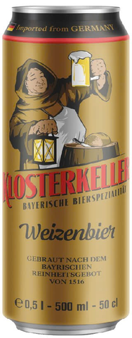 Bia Klosterkeller Weizenbier 500ml
