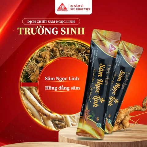 Dịch Chiết Sâm Ngọc Linh Trường Sinh 25ml x 15 gói