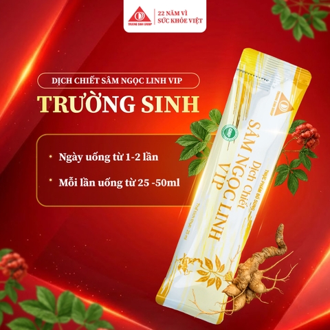 Dịch Chiết Sâm Ngọc Linh VIP 25ml x 30 gói