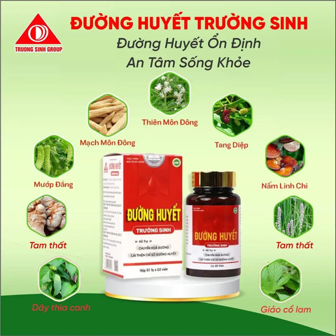 Đường Huyết Trường Sinh 60 viên