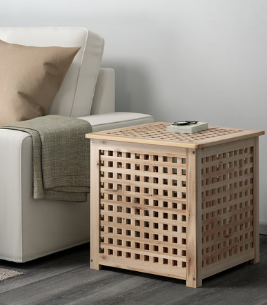 SIDE TABLE WITH STORAGE