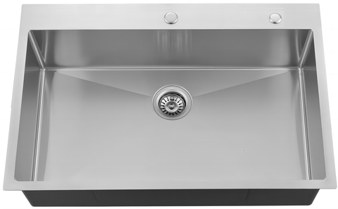 Top mount Single Bowl Stainless Steel Kitchen Sink - HT3322S
