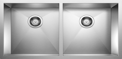 Undermount Double Bowl Stainless Steel Kitchen Sink - HU3218H9