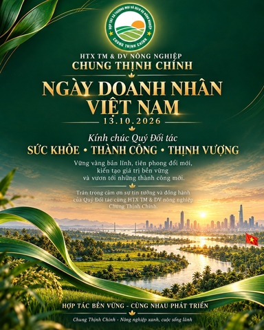 CHUNG THỊNH CHÍNH CHÚC MỪNG NGÀY DOANH NHÂN VIỆT NAM 13/10