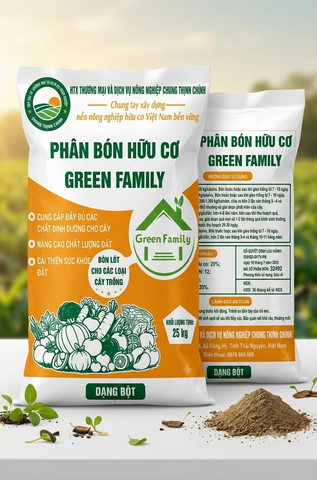 Phân bón vi sinh dạng bột