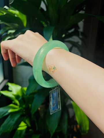 Vòng bản hẹ Thạch Anh Nho xanh ni 59 chột 15