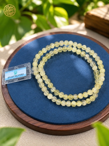 Chuỗi Vòng Tay Thạch Anh Vàng 7 li