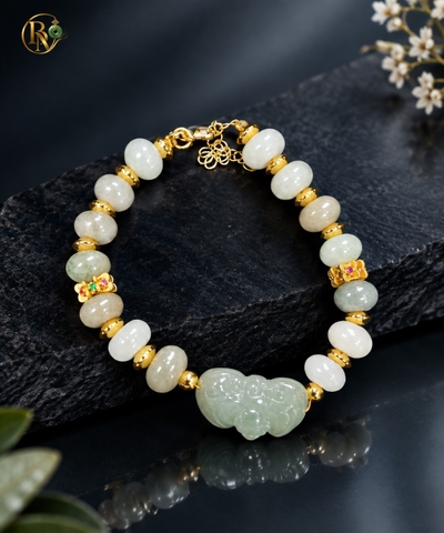 Lắc Tay Bánh Xe mix charm Con Dơi