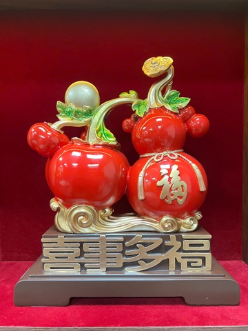 Hồ Lô Táo Đỏ Bình An 25x34x11cm