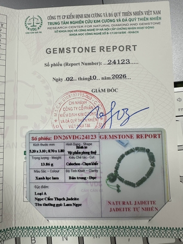 Vòng tay chuỗi Ngọc Cẩm Thạch Type A - Hạt Bánh Xe Cát Tường, Lu Thống, Túi Tiền