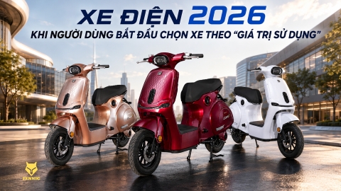XE ĐIỆN 2026 KHI NGƯỜI DÙNG BẮT ĐẦU CHỌN XE THEO “GIÁ TRỊ SỬ DỤNG”
