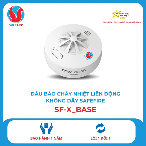 Đầu báo nhiệt không dây SafeFire SF-X Base