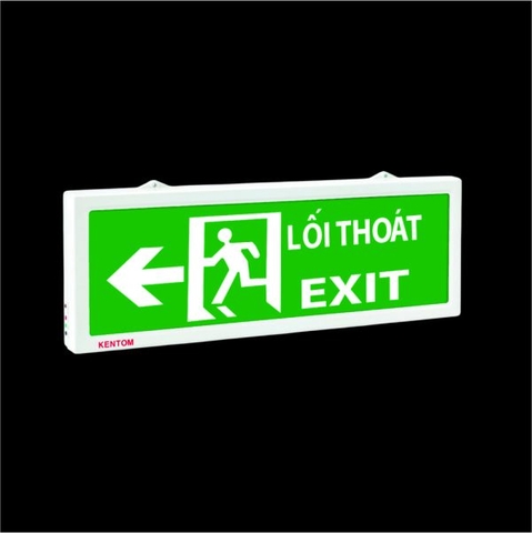 Đèn Exit chỉ dẫn thoát nạn có chỉ hướng Kentom KT-640